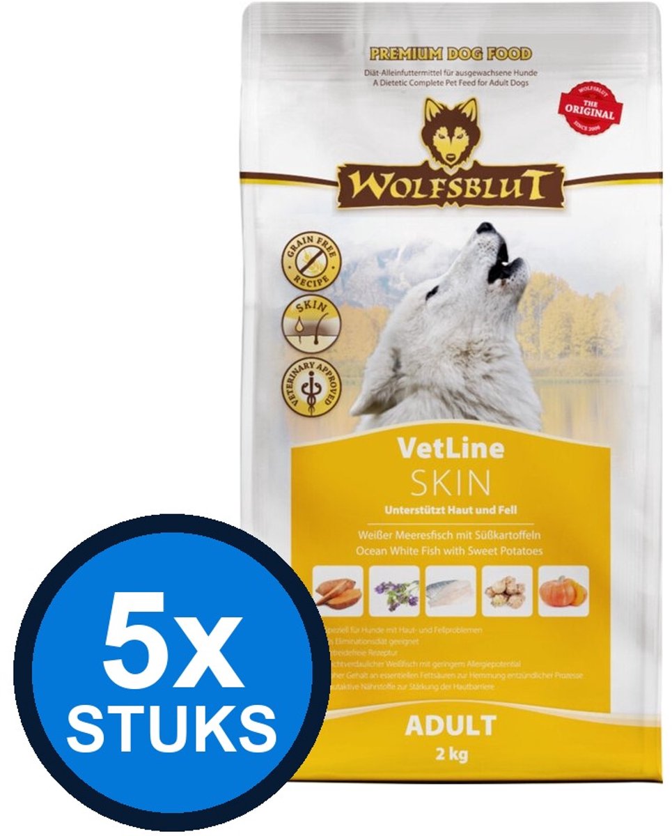 Wolfsblut Wolfsblut - VetLine Skin - Hondenvoer Droogvoer - 2 kg