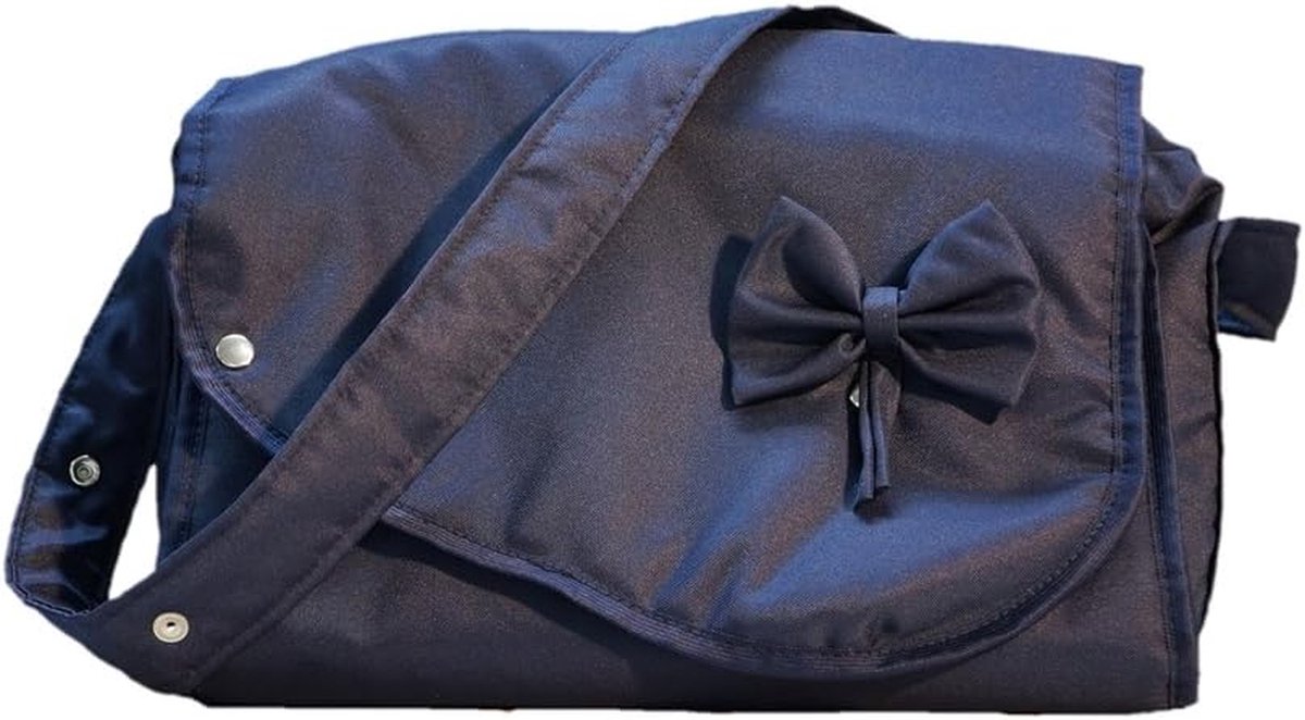 Baby luiertas - Verzorgingstas - Baby verzorgen - Inclusief aankleedkussen - 38 x 28 x 13 cm - Navy blauw