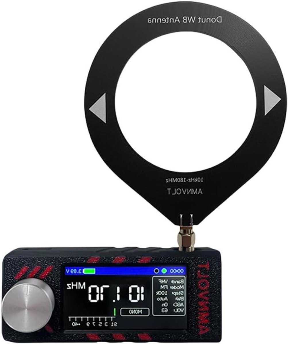 Mini Zakradio - Draagbare Ontvanger - Muziek Luisteren - SI4732 DSP Chip - 73x32x12mm - Zwart