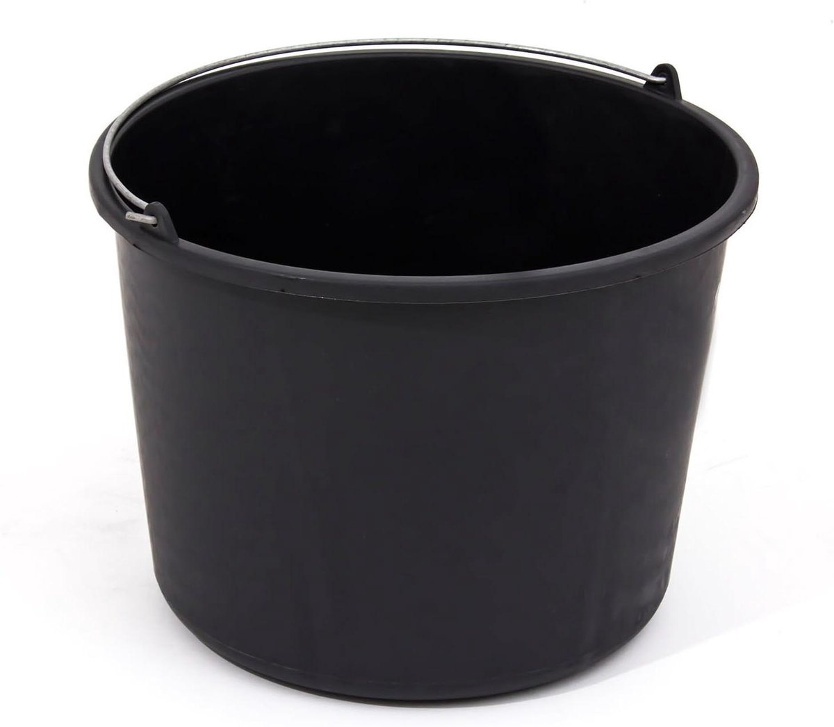 Bouwemmer Set - Mortier Kuip - Klus & Hobby - Slagvast Kunststof - 3x 20 Liter - Zwart