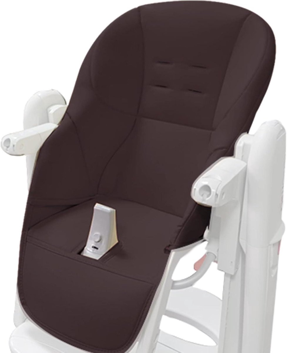 Kinderstoel Kussen - Stoelhoezen - Comfortabel Zitten - Machinewasbaar - 80 x 40 cm - Koffie