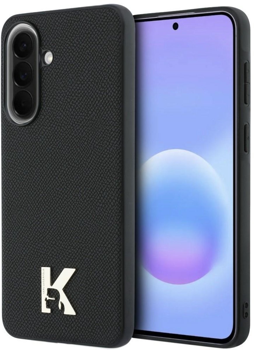 Karl Lagerfeld Karl Head Logo Hoesje voor Samsung Galaxy A57 5G Zwart