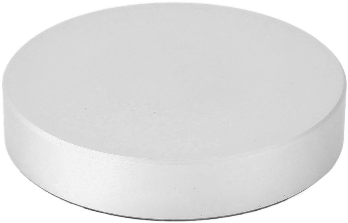 Dailygoods- Disc Stabilizer Aluminiumlegering - Trillingsreductie - Geluidskwaliteit - Universeel - 78x15mm - 7,2mm Gat Diameter - Platenspeler