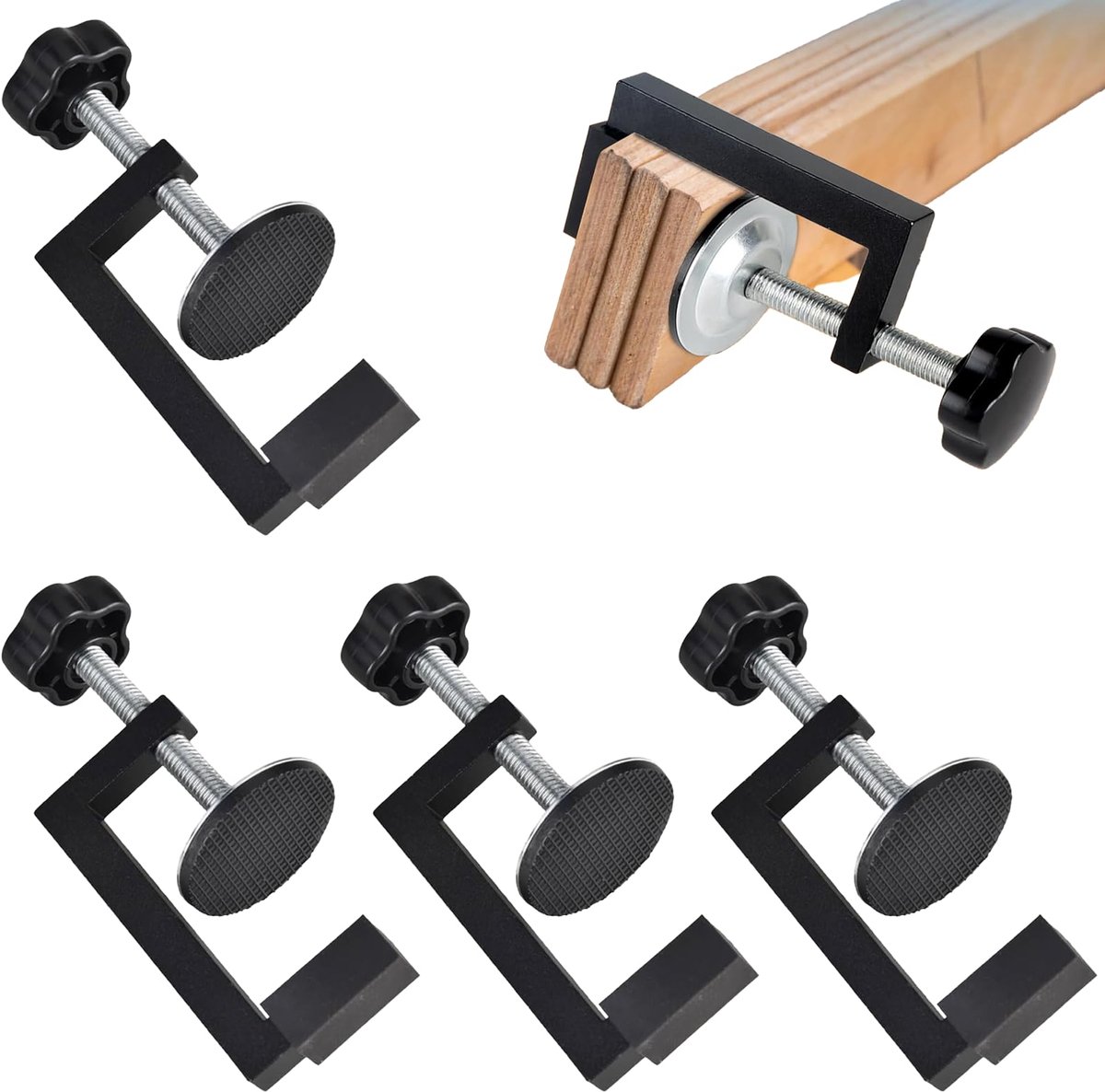 G-klemkit, kleine schroefklemmen, 10-57 mm tafelklem, verstelbare kleine schroefklemmen, universele tafelklemmen, voor slaapkamer, keuken, badkamer, plank