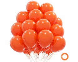 Dailygoods - QIFU Ballonnen, oranje, 50 stuks, oranje, voor verjaardag, Halloween, ballonnen voor verjaardag, herfstkleuren, Thanksgiving, bruiloft, babyshower, Kerstmis, aperol, decoratie, oranje