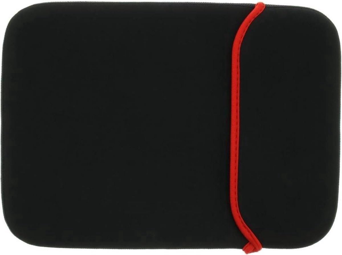 Thijox - Laptopsleeve 17 Inch - Zwarte Neopreen Laptophoes - Laptopbeschermer - Multifunctionele Laptas - Ideaal voor Thuis en Reizen