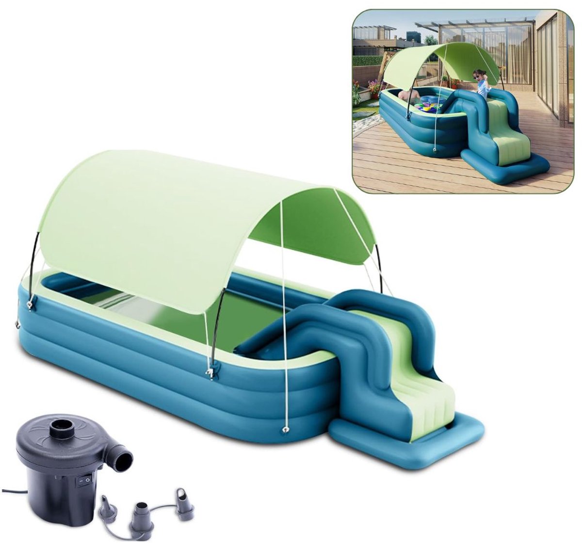 VLSelect® Kinderzwembad - Buitenspeelgoed - Zomerspeeelgoed Voor Kinderen
