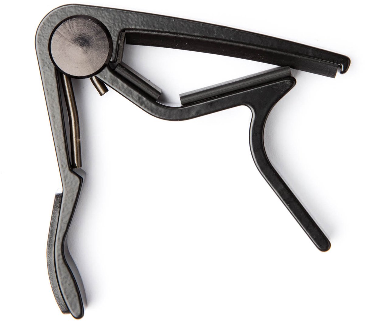 Dunlop Trigger Capo Akoestisch, Black - Capo voor staalsnarig akoestisch gitaar