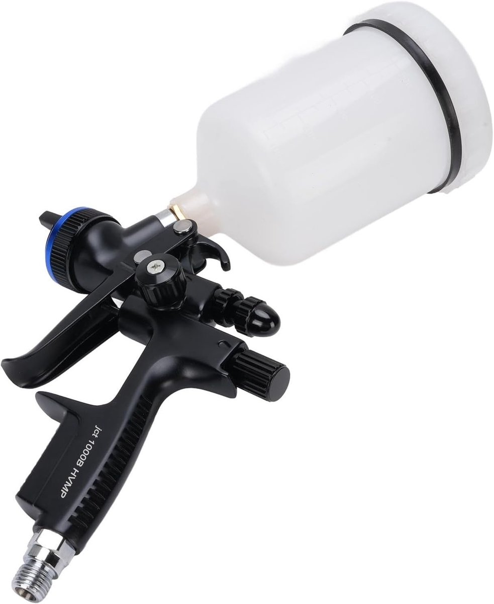 Professionele HVLP Spuitpistool met 1.3mm Doppen en Naald, Ideaal voor Auto Spuiten en Verfprojecten, 600ml Capaciteit en 4000B Druk