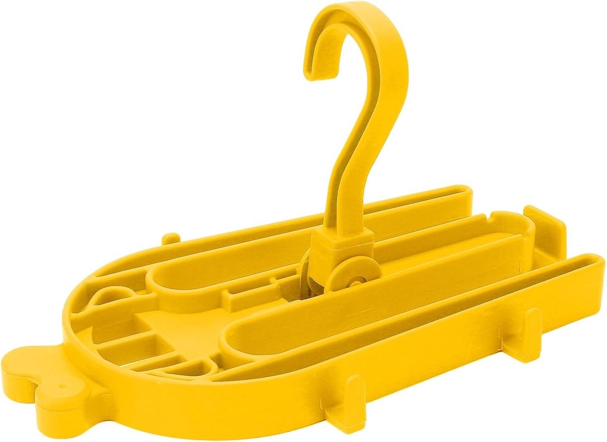 Vouwbare wetsuit hanger voor duikuitrusting, ideaal om wetsuits, droogpakken, reddingsvesten en duikaccessoires te drogen