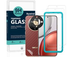 Ibywind Screen Protector voor Honor Magic8 Lite 5G - 2 Stuks Gehard Glas 9H - Krasbestendig - Bubbelvrij - Eenvoudig te Installeren - Ondersteunt Vingerafdrukherkenning