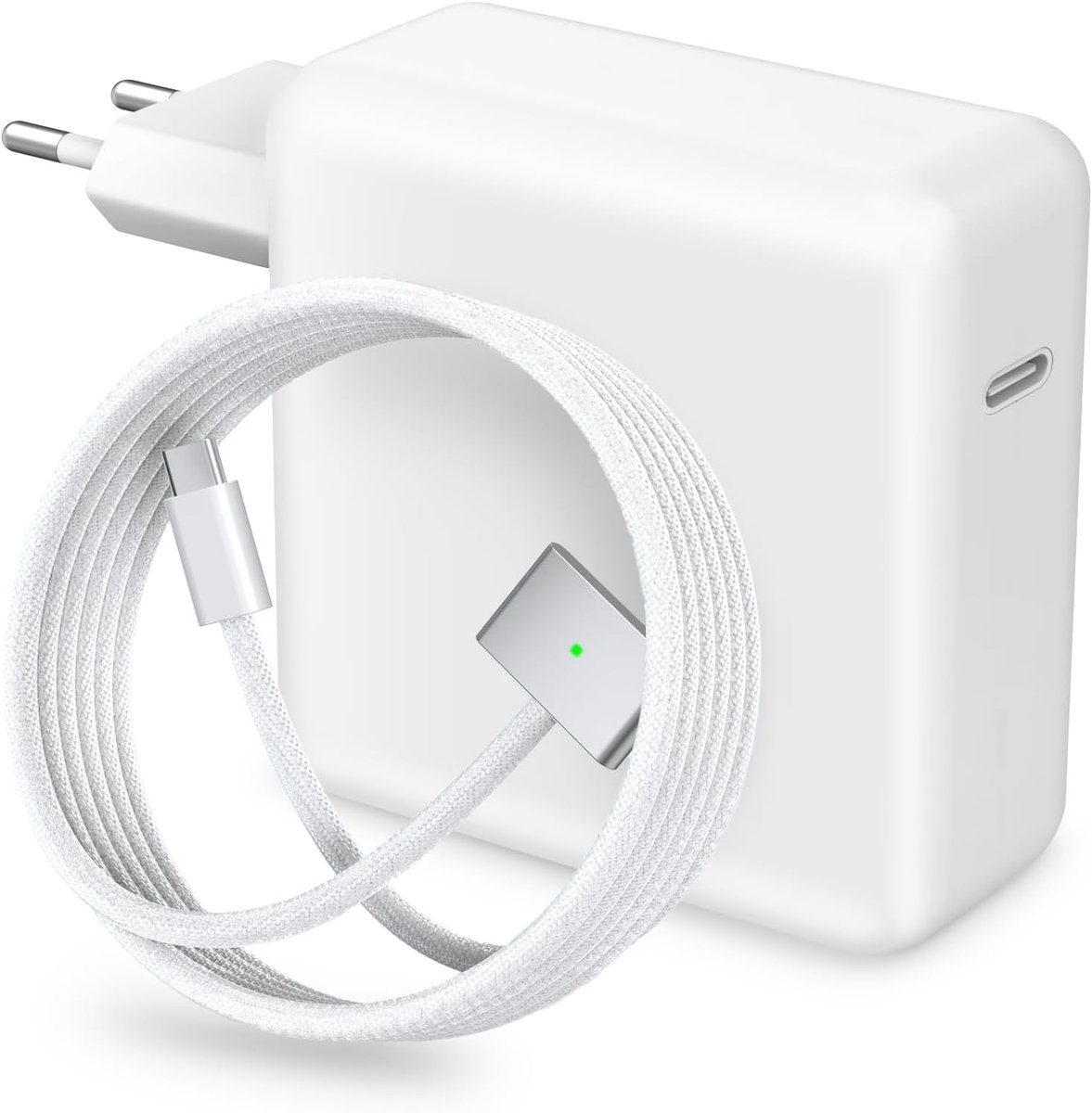 Thijox - MacBook Pro Oplaadkabel 96W USB-C naar MagSafe 3, Compatibel met MacBook Air 15" 13" en Mac Pro 14" 16", Duurzaam 2m/6,6ft voor Thuis en Werk