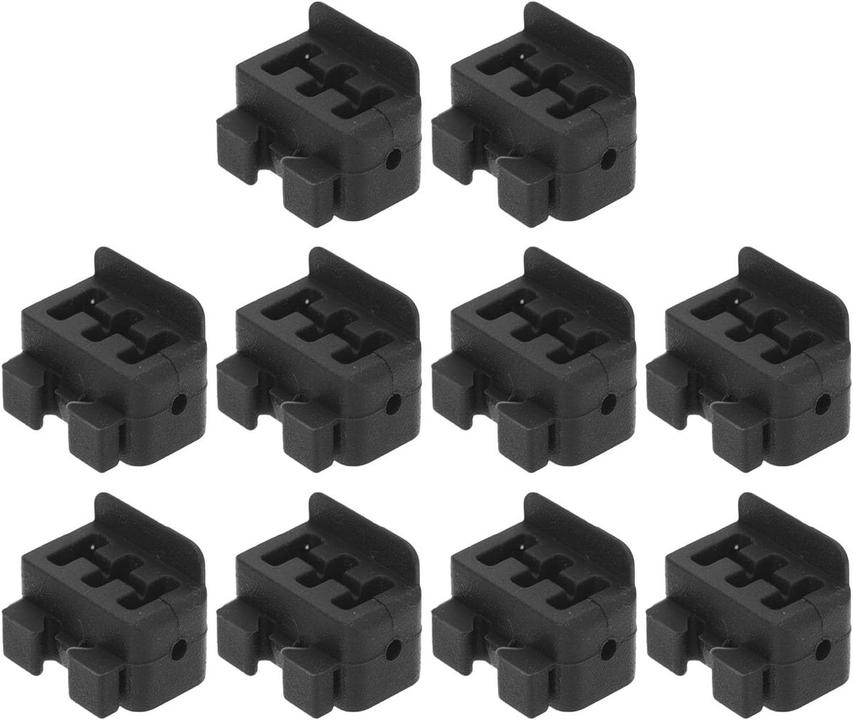 10 Stuks 3D Printer Hotend Mondstuk Reinigingsborstel - Siliconen Wiper Vervanging voor H2D 3D Printer, 15.8x11.76x13.5mm, Ideaal voor Onderhoud en Schoonmaak