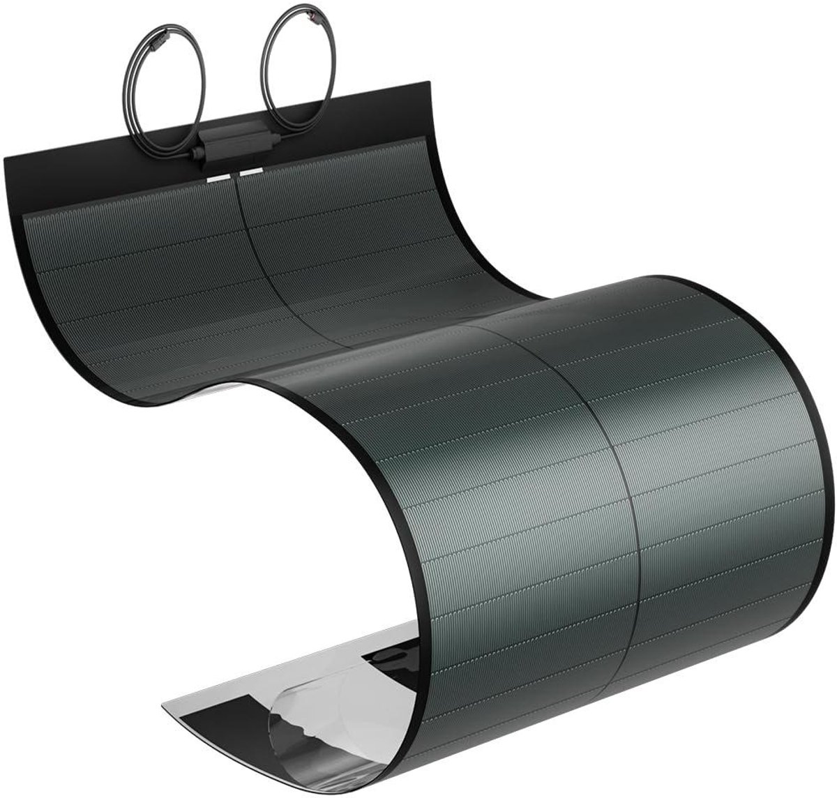 Zonnepaneel Flexibel - Draagbaar Paneel - Energie Opwekken - CIGS Dunne Laag - 100W - Zwart