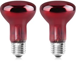Warmtelamp Reptielen - Spot Lamp - Terrarium Verwarmen - Infrarood Warmte - 50 Watt - Rood