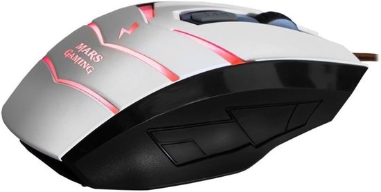 Gaming Muis - Optische Muis - PC Gaming - 5000 DPI Sensor - 7.2 x 13.5 x 4 cm - Zwart — afbeelding 4