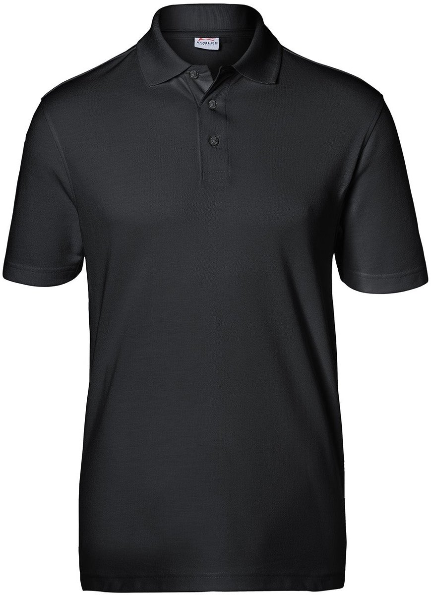 KÜBLER 51266239 Korte Mouw Werkpolo HEREN Zwart - Oeko Tex - 200 g/m²
