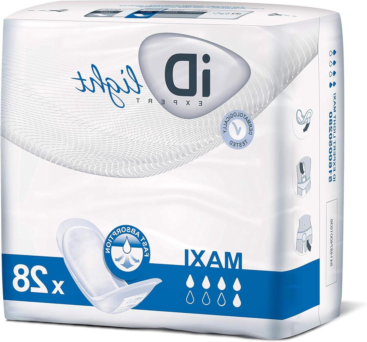 Incontinentiepads - Wegwerp pads - Dagelijkse bescherming - Hoge absorptie - 28 stuks - Wit