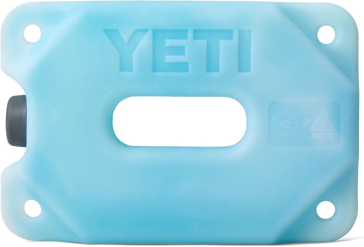 Thijox - YETI Ice Block Refreezbaar IJspack - Herbruikbaar Koelbox IJsblok - 0,91 kg - Helder - Ideaal voor Camping, Feest, Tuin en Keuken