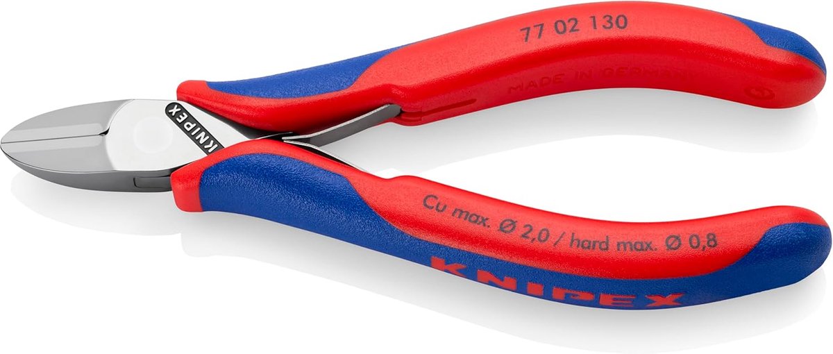 SnelShoppen - Elektronica-zijsnijtang 130 mm - Compacte Zijsnijder voor Fijnmechanische Klussen - Lichtgewicht en Ergonomische Grip - Perfect voor Pri