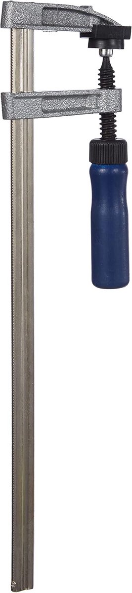 Thijox - Lijmtang 50 x 300 mm - Robuuste Schroefklem voor Professionals en Hobbydoe-het-zelvers - Zilver - Perfect voor Houtbewerking en Klussen
