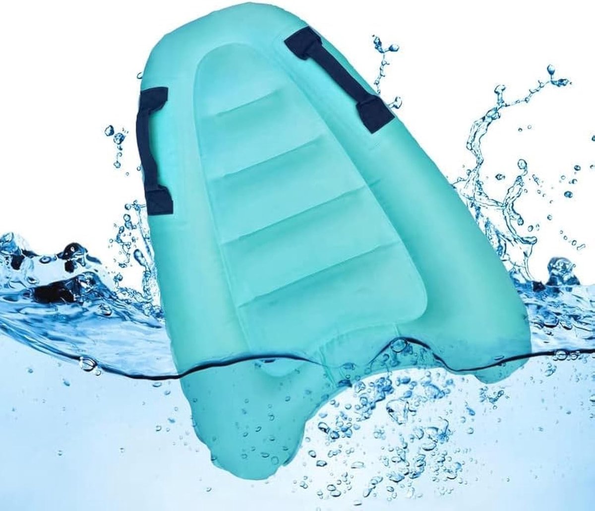Dailygoods- Opblaasbare Lichaamsplank - Duurzaam PVC - Lichtgewicht - Zacht Bodyboard - Zwembadfloat - Afmetingen 70 x 52 x 15 cm