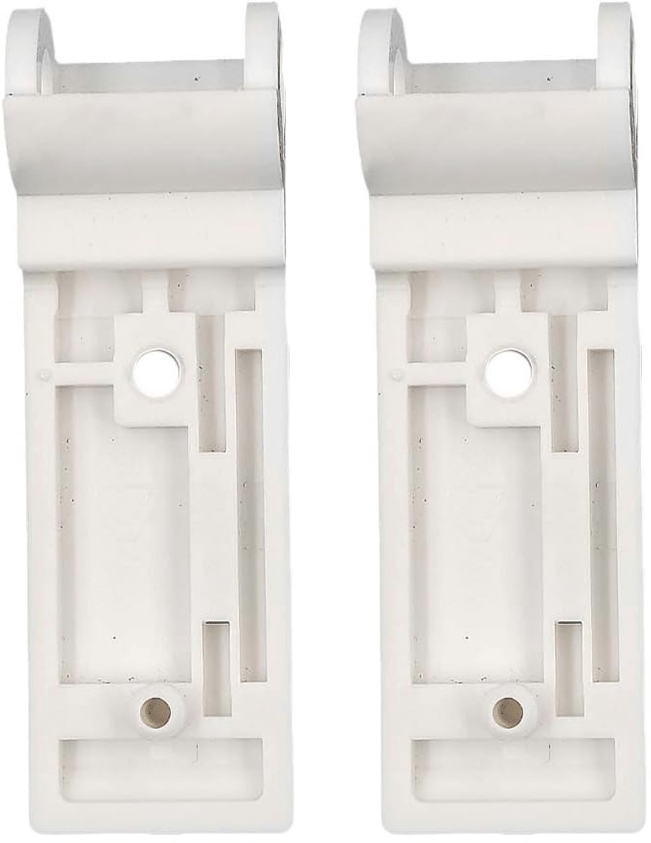 Dailygoods- Vriesvakscharnier 2 Stuks - Scharnier Koelkastdeur - Compatibel met Dometi Caravans - Kunststof - Penafstand 8 mm - Wit - Koelkastdeurscharnier