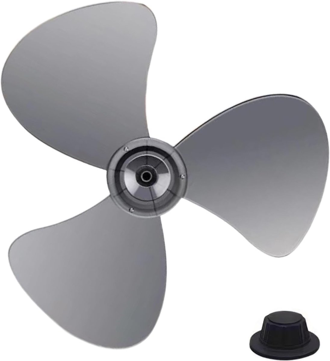 Thijox - Ventilatorblad 35 Cm (14 Inch) Vervangingsblad PP, 3-Blads, Grijs - Geschikt Voor Staande En Tafelventilatoren