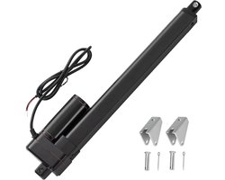 Lineaire Aandrijving - Elektrische Cilinder - Hefsysteem Automatiseren - Waterdicht IP65 - 250 mm Slag - Zilver