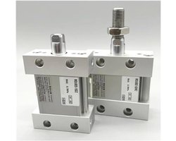 Plaatcilinder - Pneumatisch onderdeel - Industriële automatisering - Dubbele schroefdraad - MUB63 - Metaal