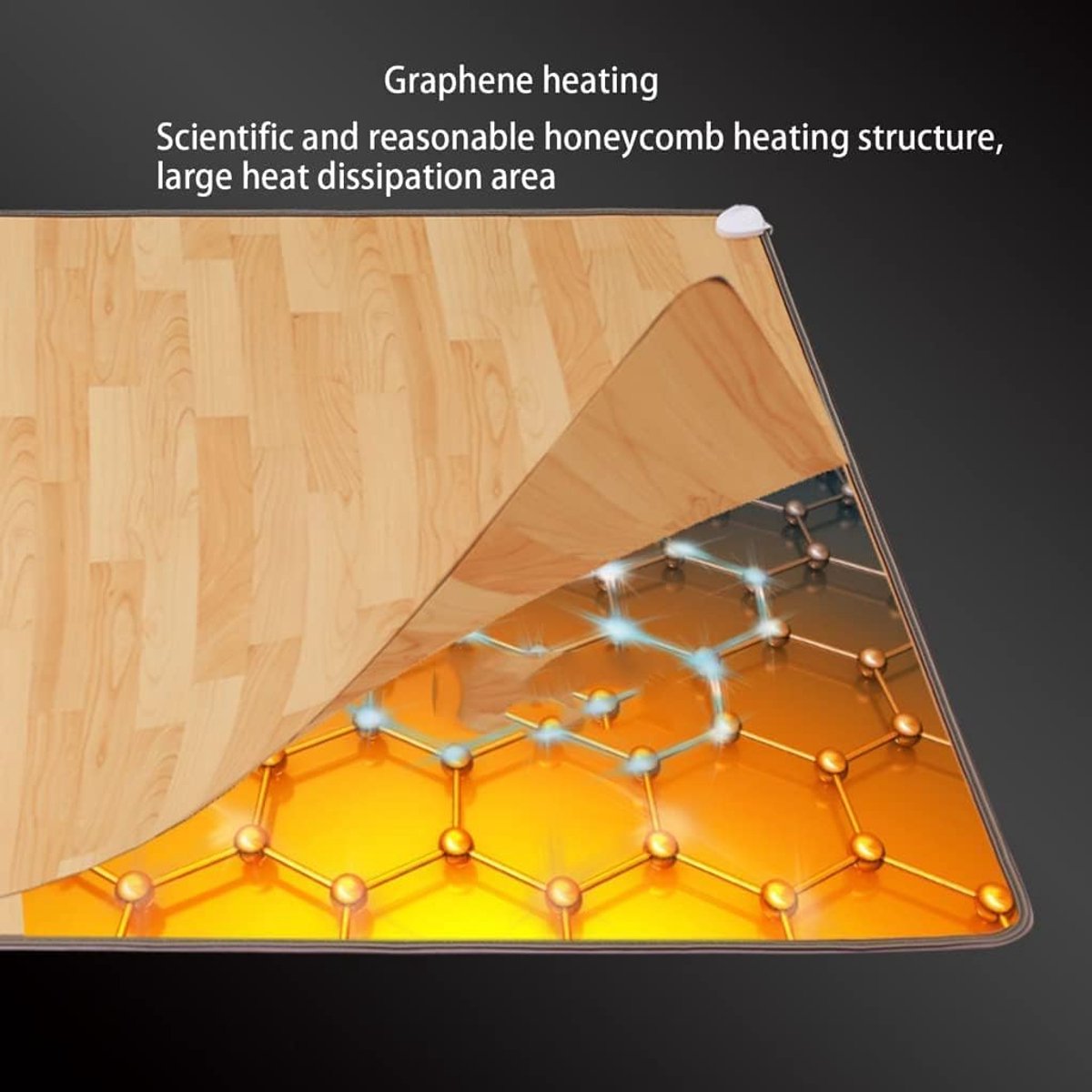 Verwarmd vloerkleed - Elektrische mat - Warmte creëren - Snelle opwarming - 100x200cm - Klassiek