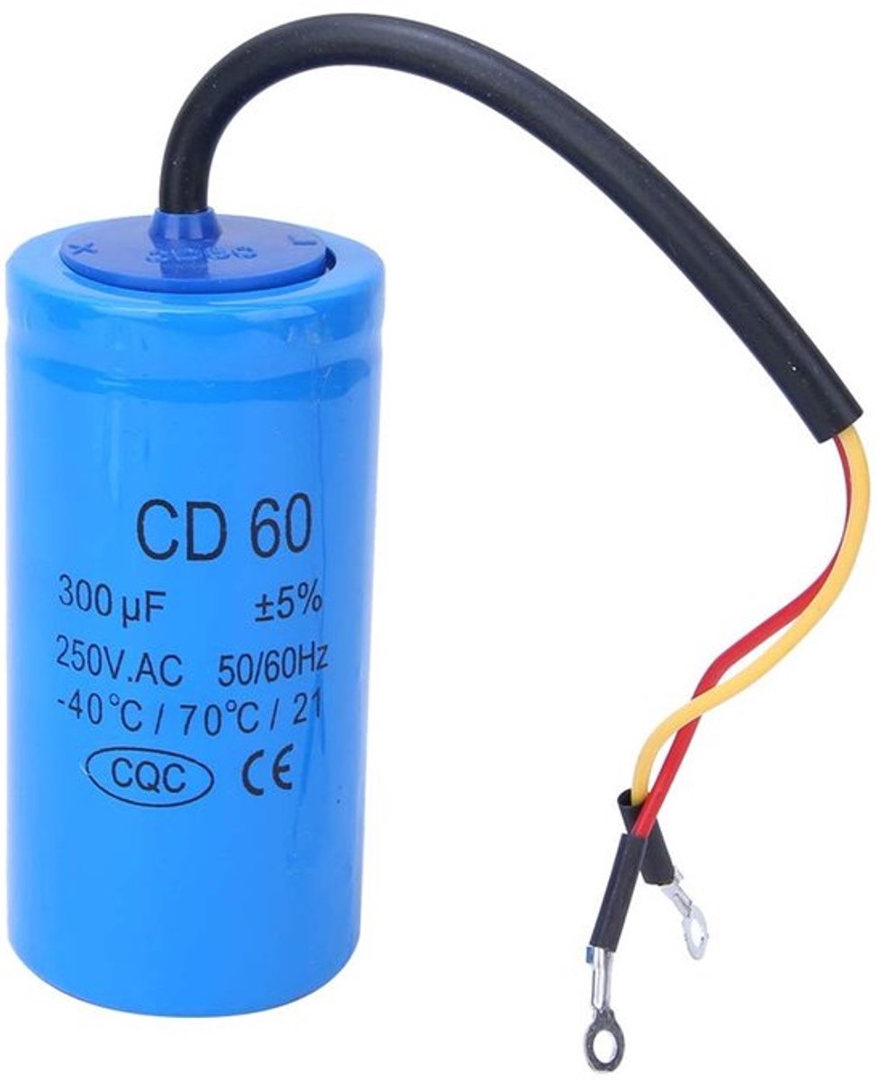 SPHProducts - 300uf CD60-condensator - Motorstartcondensator - Explosieveilig
