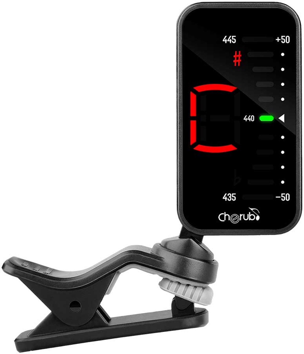 Cherub WST-551C Herlaadbaar Clip-On Stemapparaat voor Gitaar