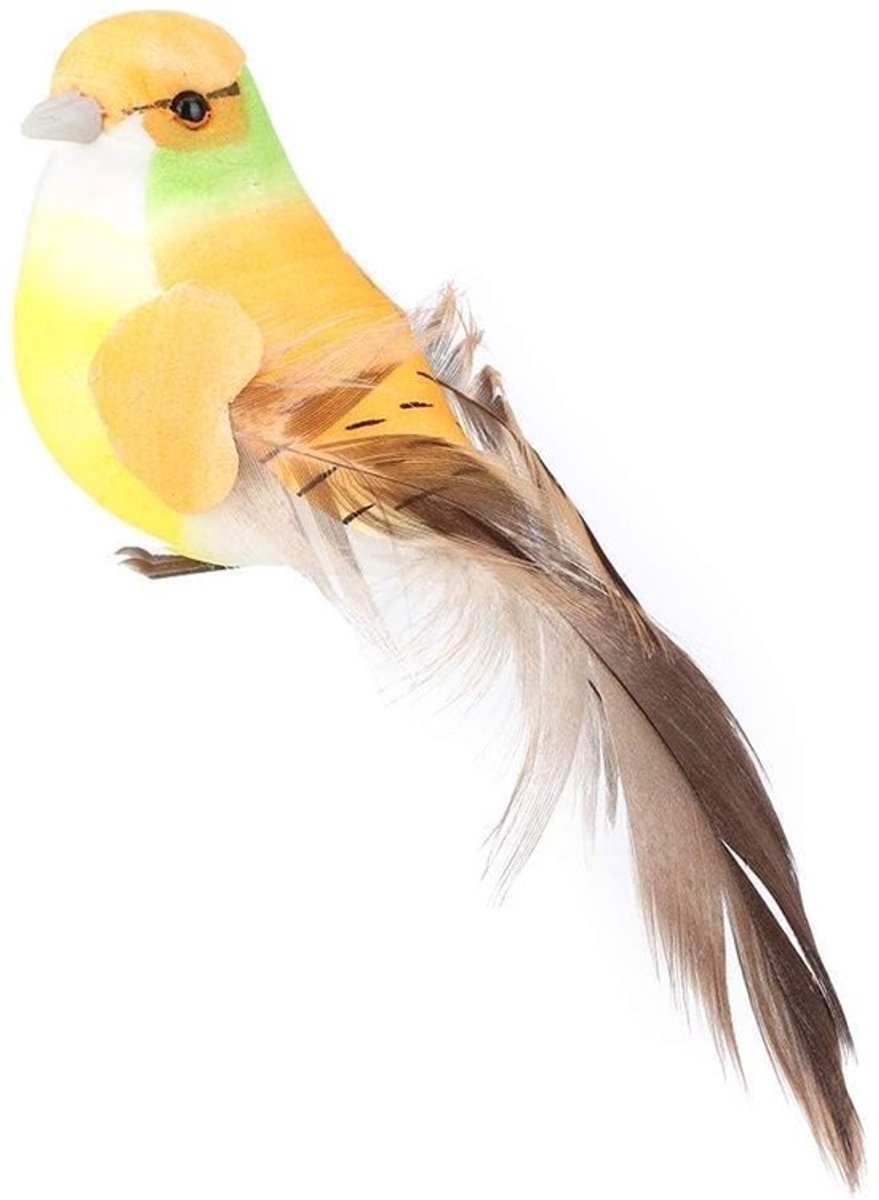 Allecto - Kunstmatige Kleurrijke Vogels - Decoratieve Vogels - Ideaal voor