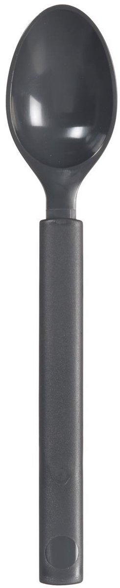 Duni kunststof lepels Granite 17cm 6 stuks herbruikbaar bestek.
