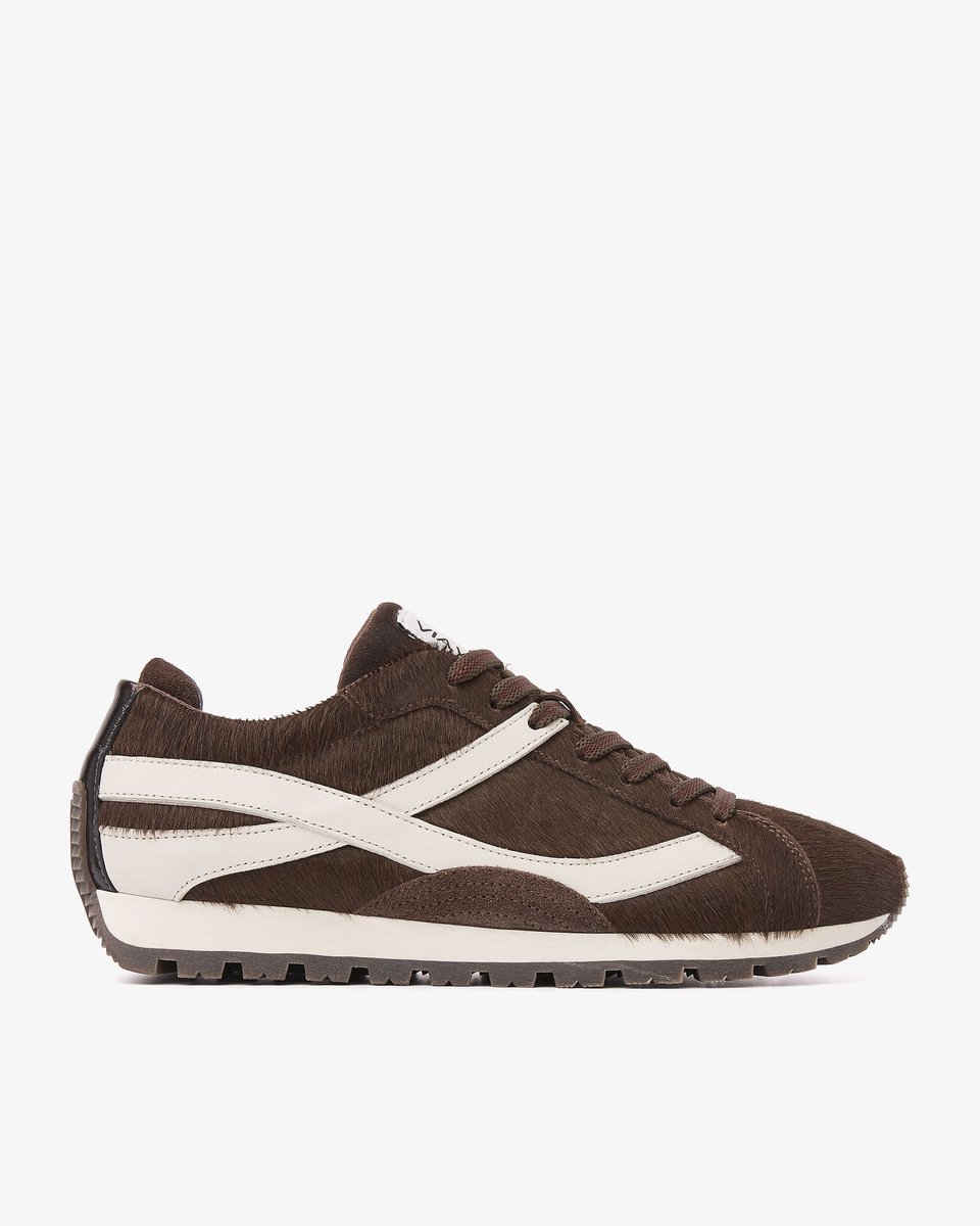 VIA VAI Scott Demi Sneakers Dames - Leer - Bruin - Maat 37