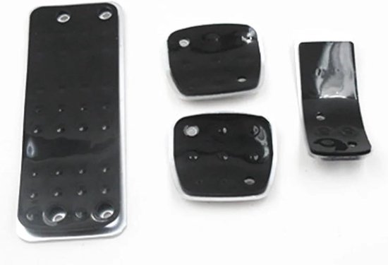 Pedalenhoezen Set - Rem en Koppelingspedaal - Veilig Rijden - Antislip Verbeterd - 4 Stuks - Zwart — afbeelding 2
