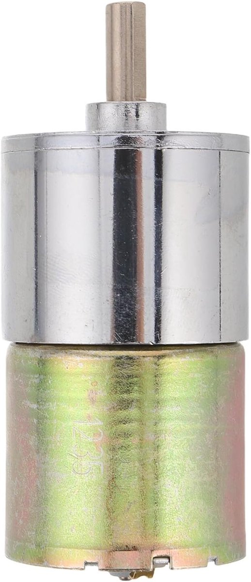 Reductiemotor DC - Mini Motor - Modelbouw Automatisering - Hoog Koppel - 8cm Lengte - Multicolor