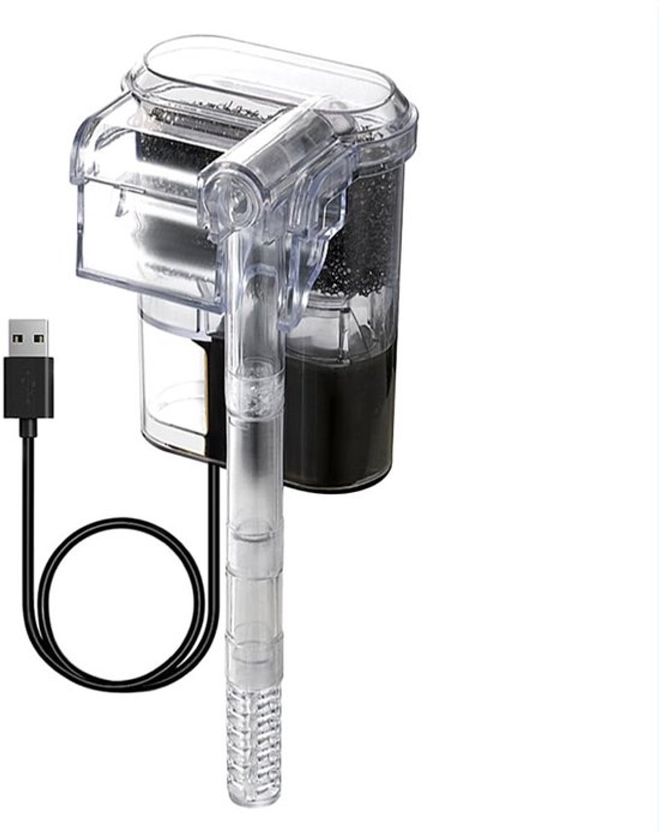 Allecto - Aquariumfilter - USB-filter - Compact en stil - Geschikt voor aquaria van