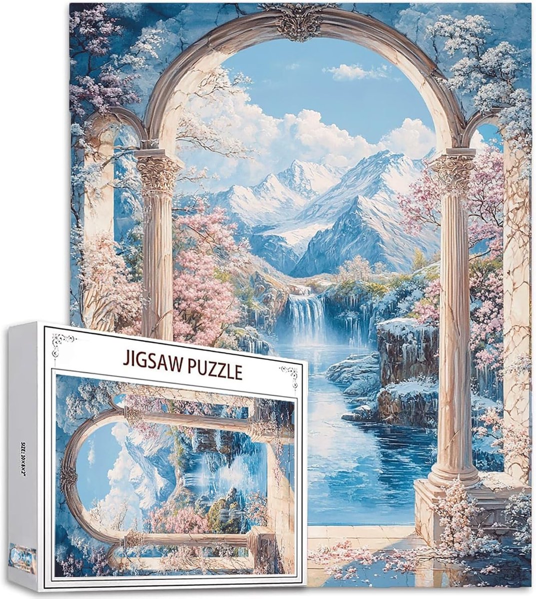 Landschap Puzzel - Grote Puzzel - Ontspannen Thuis - Uniek Gesneden Stukjes - 179 x 105 cm - Niet gespecificeerd