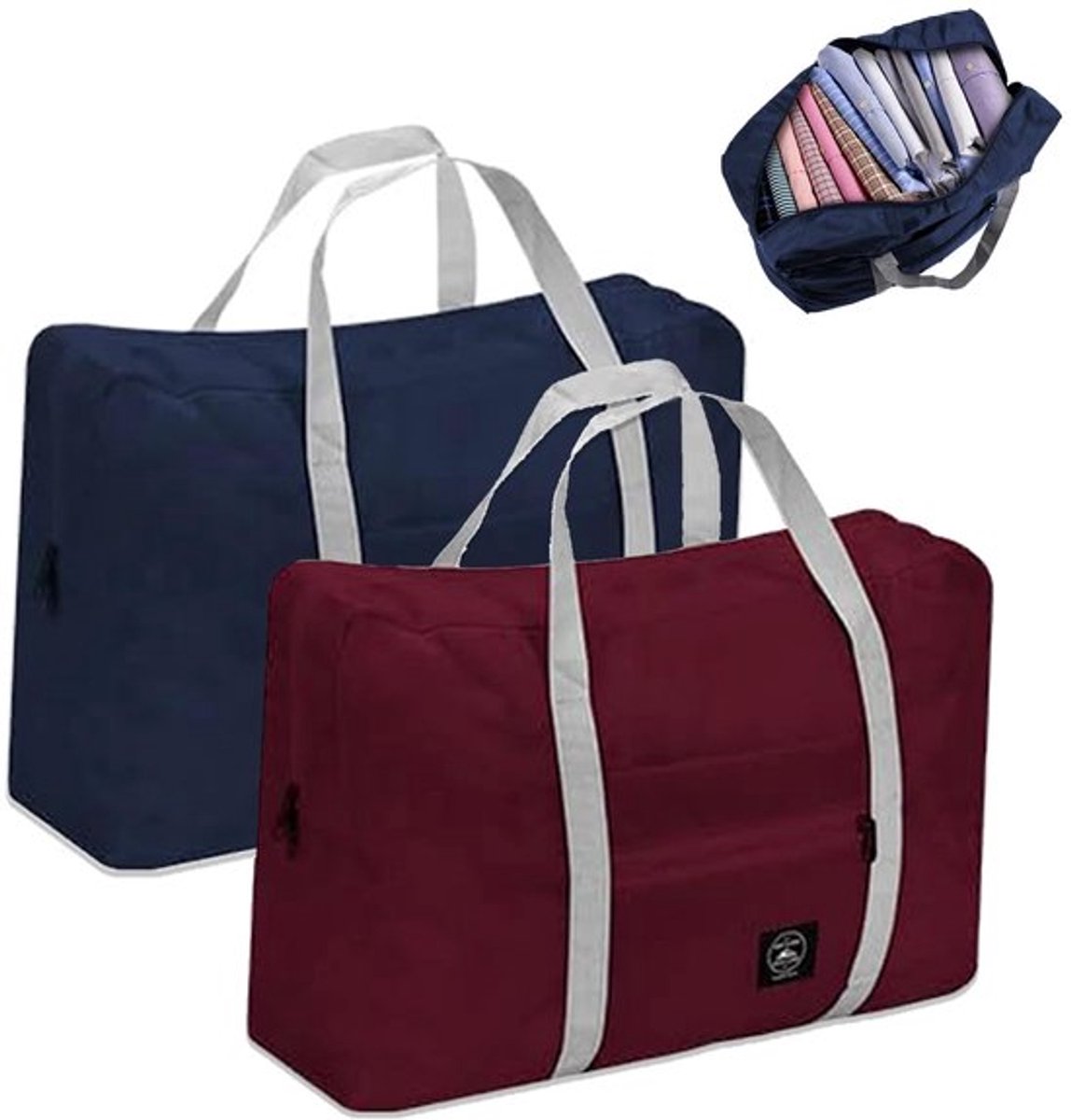 Zeynomax - Foldable Travel Bag - Hand Luggage Bag - Lichtgewicht en opvouwbaar