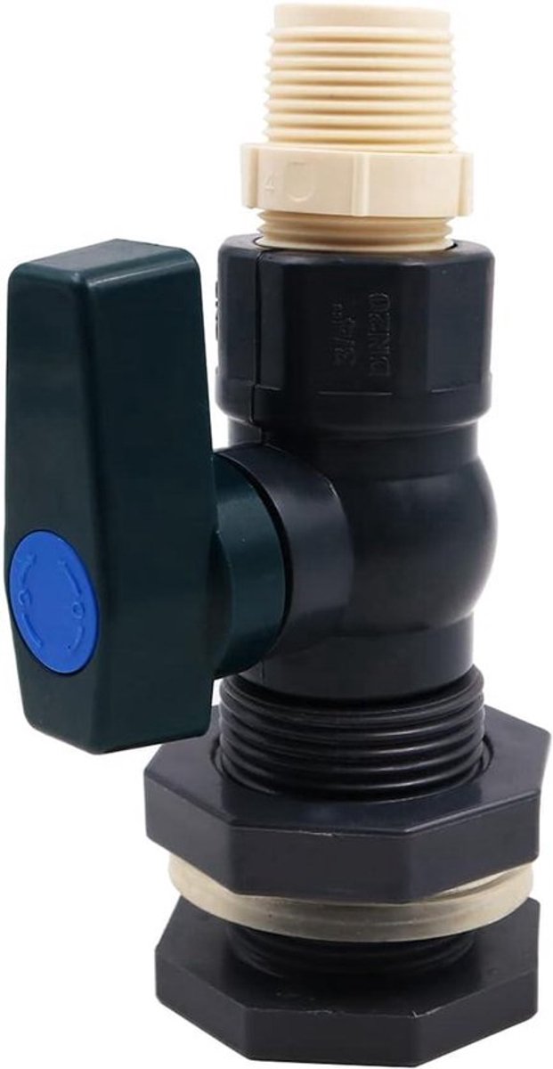 Allecto plus - PVC Spon Regen Barre Kraan Kit voor Watertanks Aquaria en Zwembaden