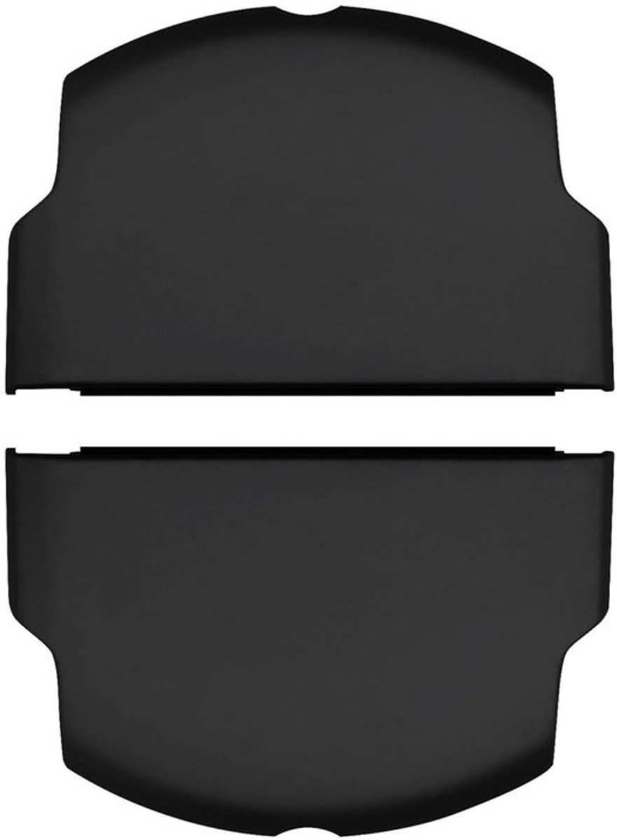 Batterijklep zwart voor 2000mAh - Allecto plastic accessoires