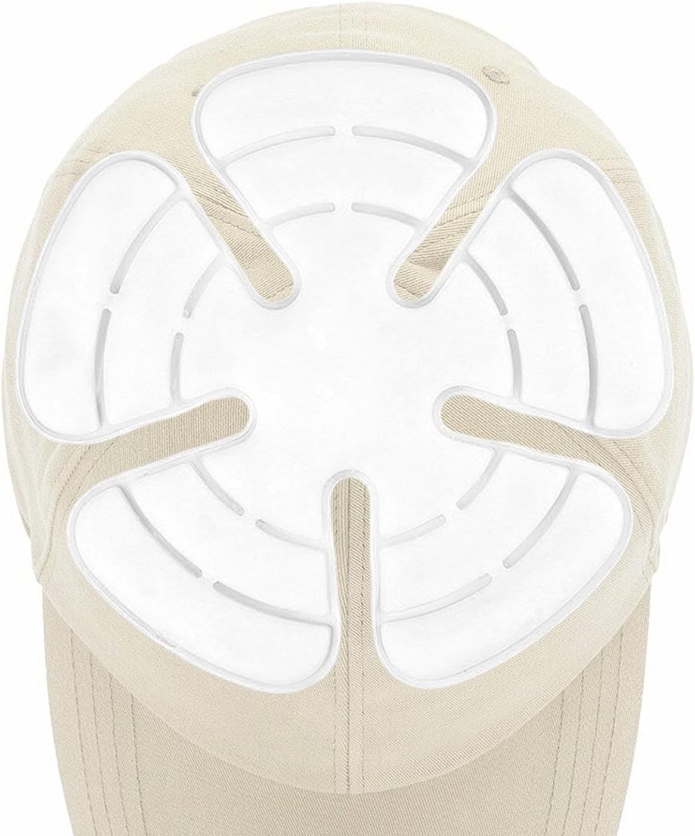 Veiligheidshelm Koelpad - Koelhelm Binnenvoering - Comfortabel Werken - PCM Technologie Koeling - 20 x 20 cm - Beige