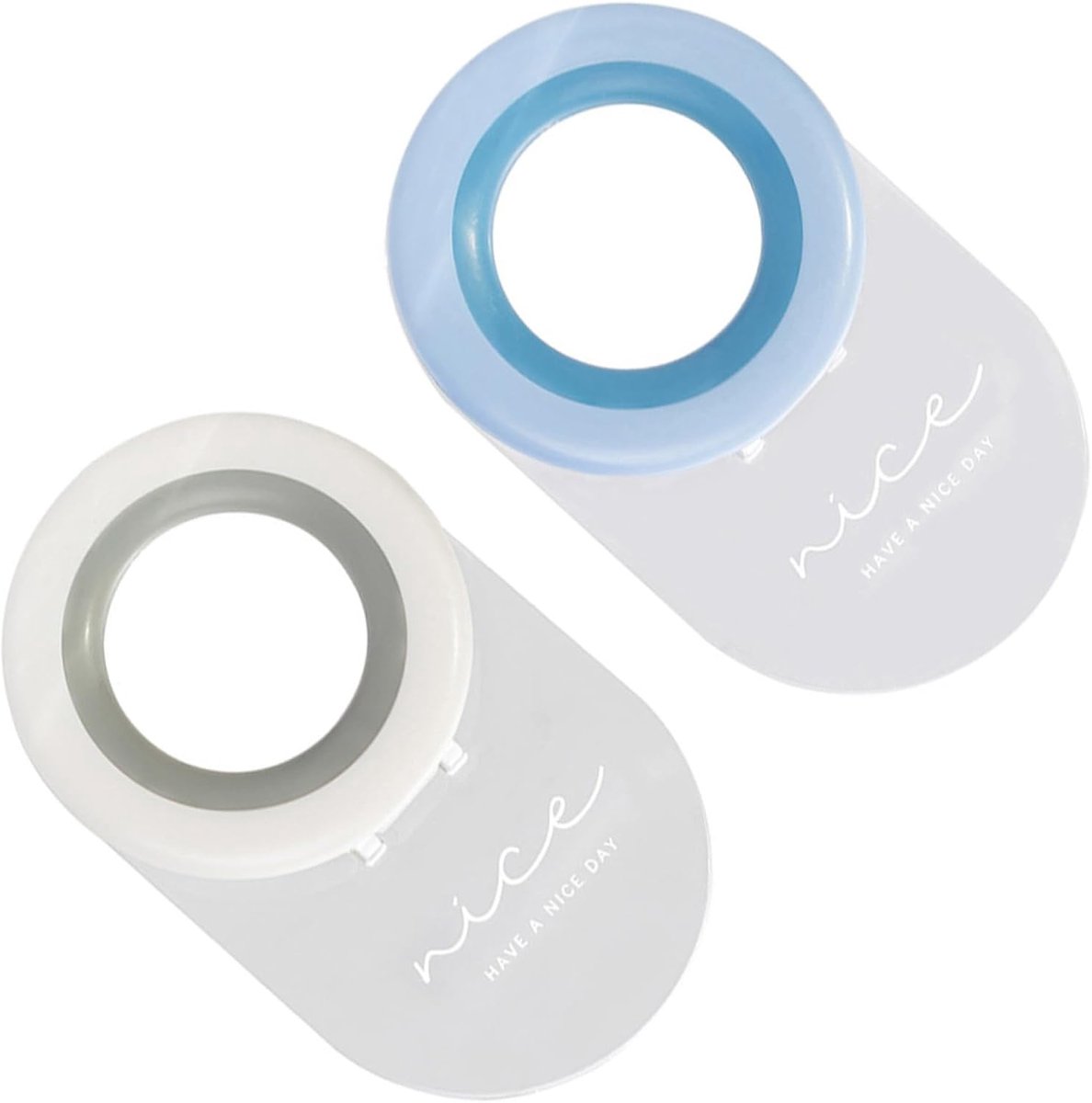 Toiletbril Lifter - Handgrepen - Hygiënisch Gebruik - Zelfklevend - 2 Stuks - Blauw