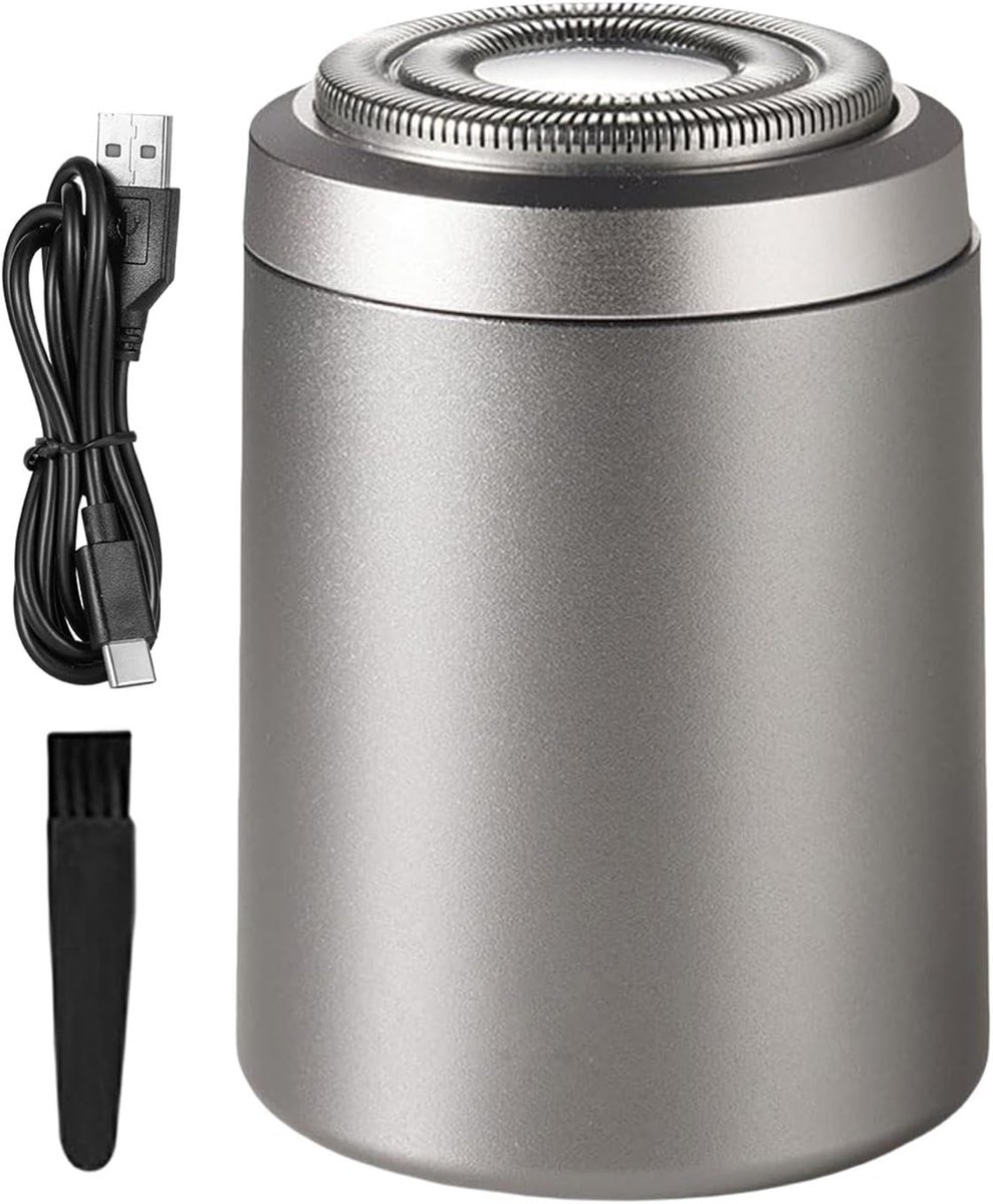 Compact scheerapparaat - Gezichts trimmer - Reizen en verzorging - Waterdicht en stil - USB oplaadbaar - Metaal