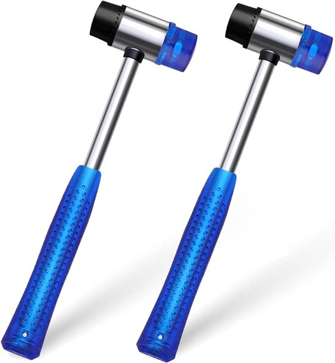Rubberen hamer set - 2 stuks zachte hamers van 25 mm voor diverse klussen