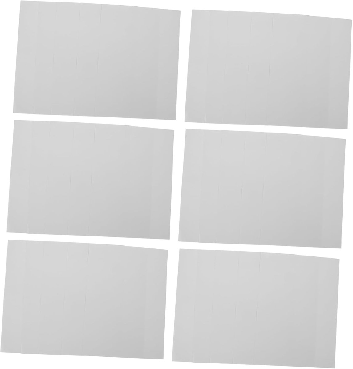 Puzzellijm Vellen - Beschermende Stickers - Puzzels Bewaren - Moeiteloze Toepassing - 10 Vellen - Wit