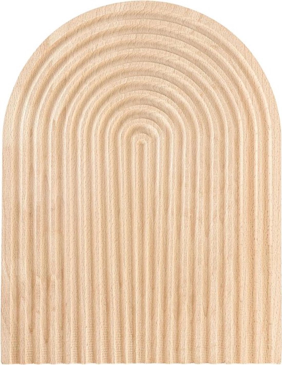 Voedselveilige houten snijplank, decoratief ontworpen Inovra Plus