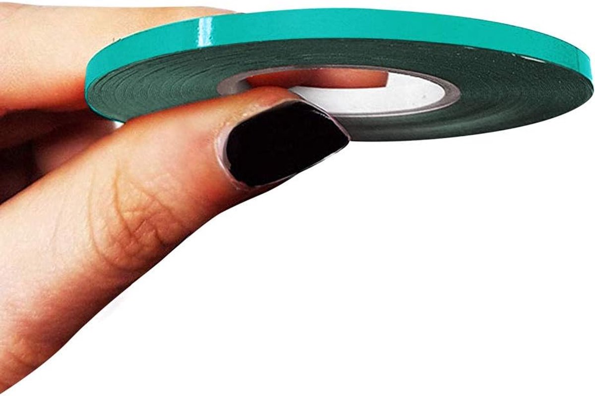 SnelShoppen - Zelfklevende Trim Strips voor Auto's, Motoren, Fietsen en Boot - Petronas Groen, 3mm x 10m - Decoratieve en Functionele Strips voor Doe-